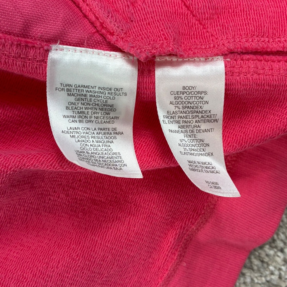 Jones New York Women's Jacket XL Bright Pink Utility Jacket Lightweight - Cute! - Picture 8 of 11